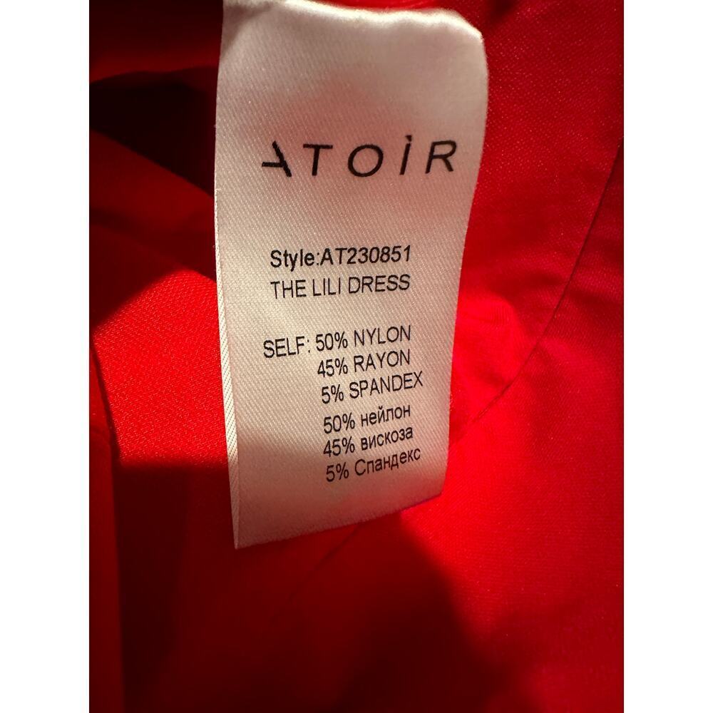 NEW Atori REVOLVE Date Cocktail Red Lili Dress Size 2 Off Shoulder Flattering - Picture 10 of 14